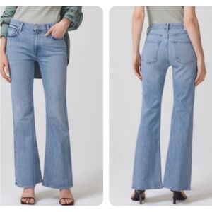 NWT Citizens of Humanity ISOLA Flare Jeans in Pegasus Wide Leg Size 29 BRAND NEW